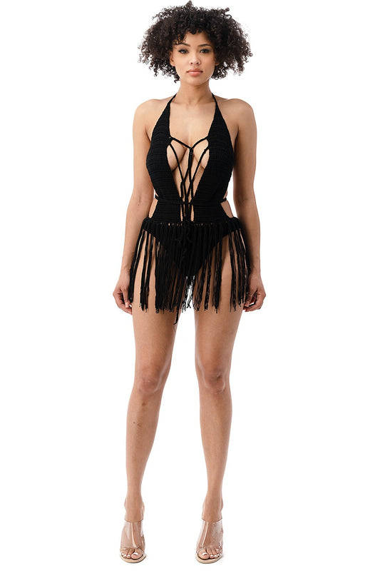 Miami Bikini Dress (Black)