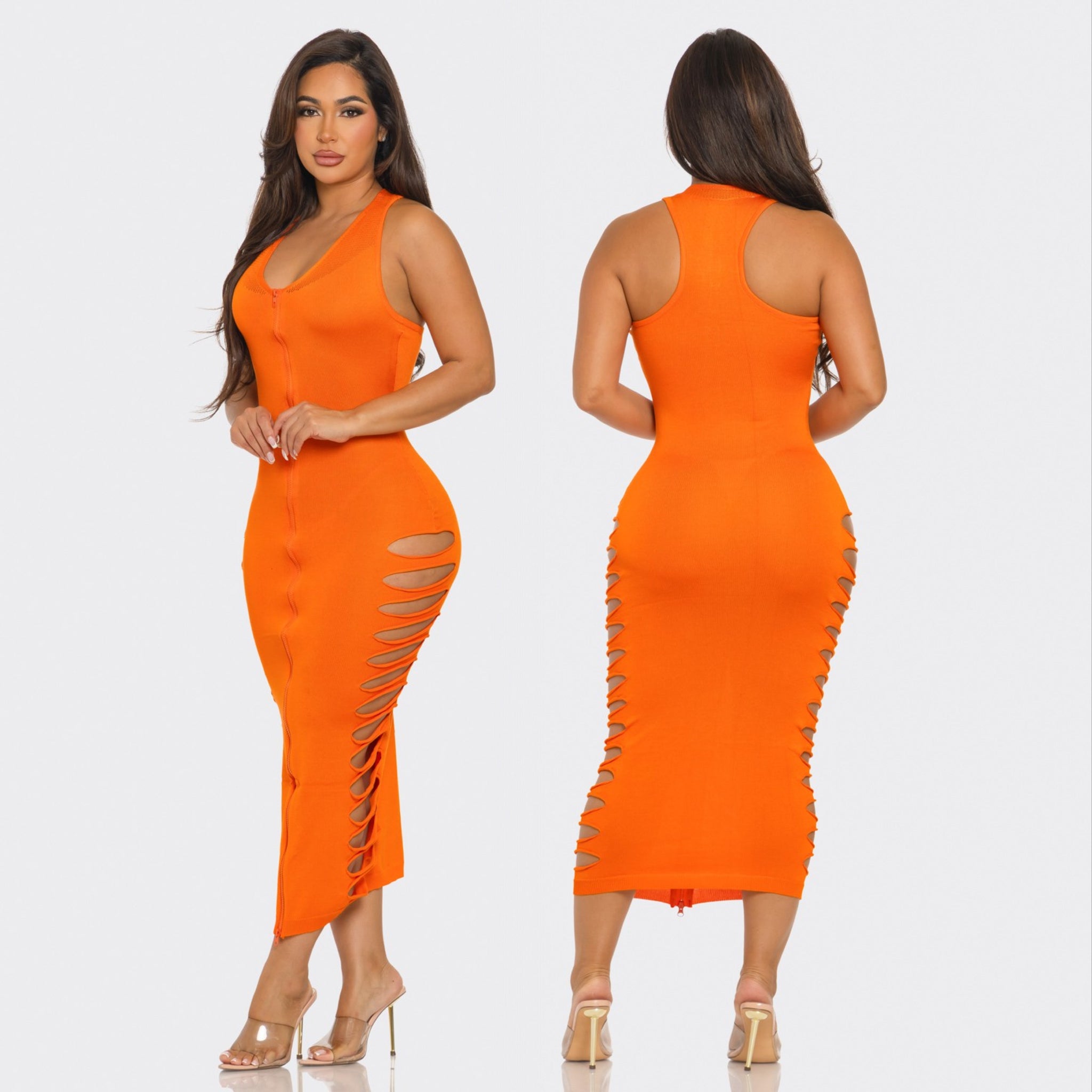 Kasha Midi (Orange)