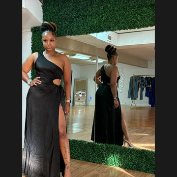 Midnight Tide Maxi Dress