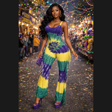 Mardi Gras Jumpsuit
