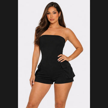 Stretch Cargo Romper