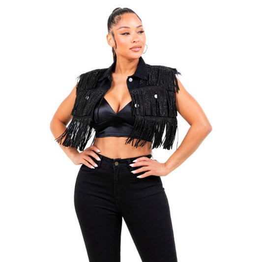 Glam Denim Jacket