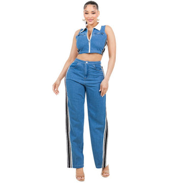 Zip Me Up Jean Set