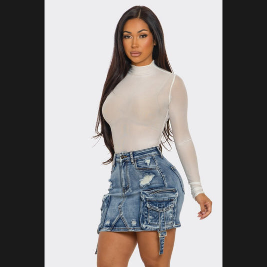 Novae Mini Skirt (Plus Size)