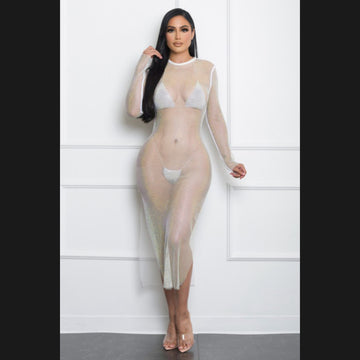 Selina Crystal Midi Dress