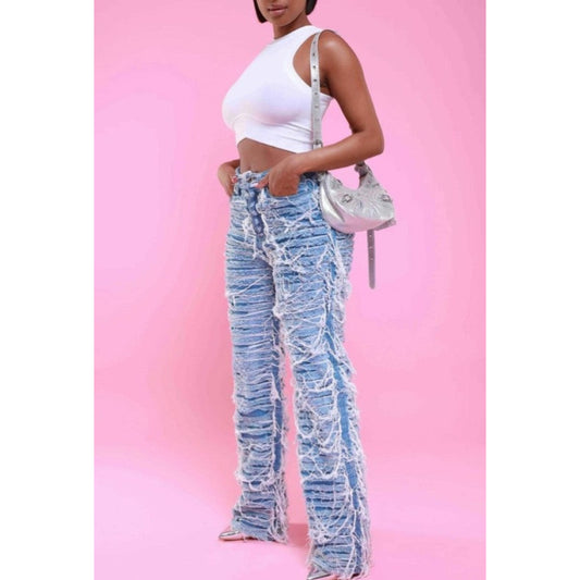 Carolina Distressed Jeans