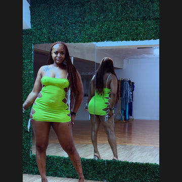 Kinea Lace Up Mini Dress