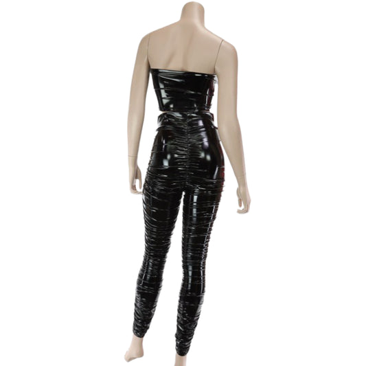 Ruched Leather Set