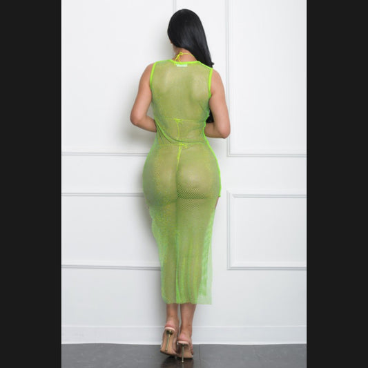 Selinas Crystal Midi Dress