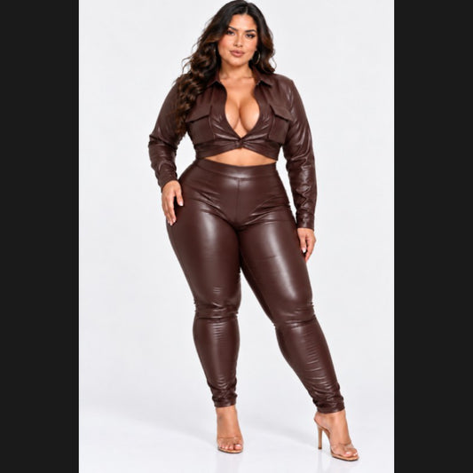 Biker Girl Pant Set (Plus)