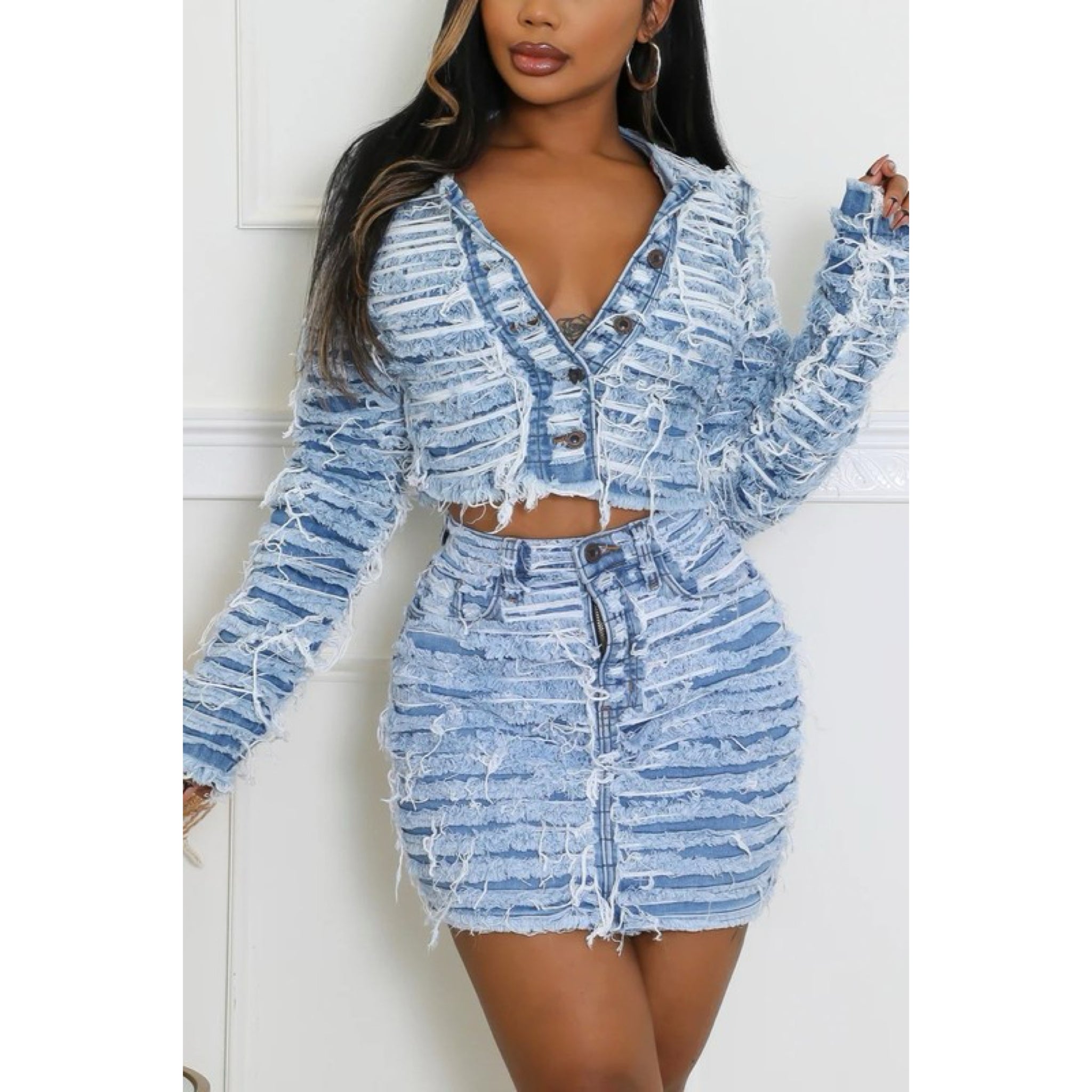 3D Denim Jacket