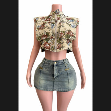 Floral Vest