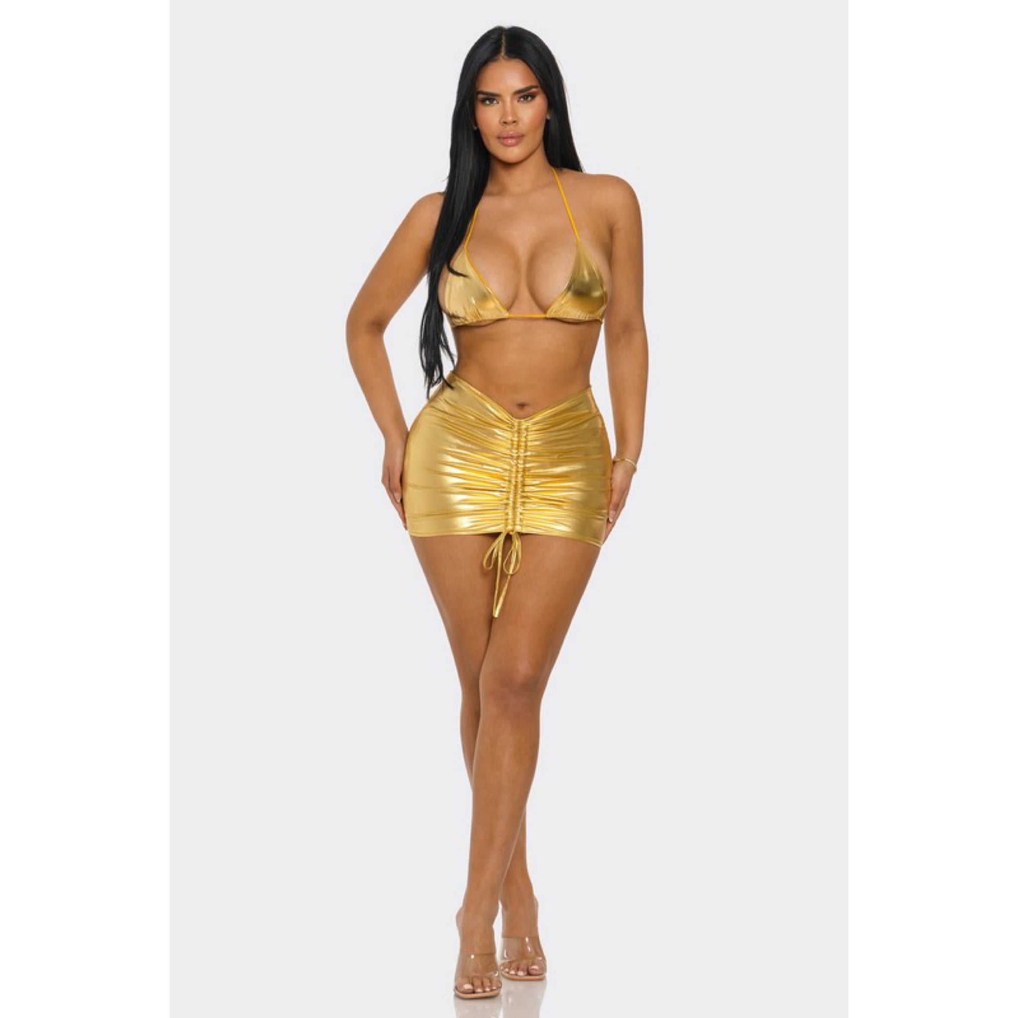 Miami Baddie Skirt Set