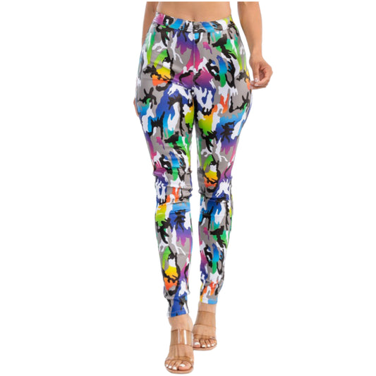 Color Camouflage Pants