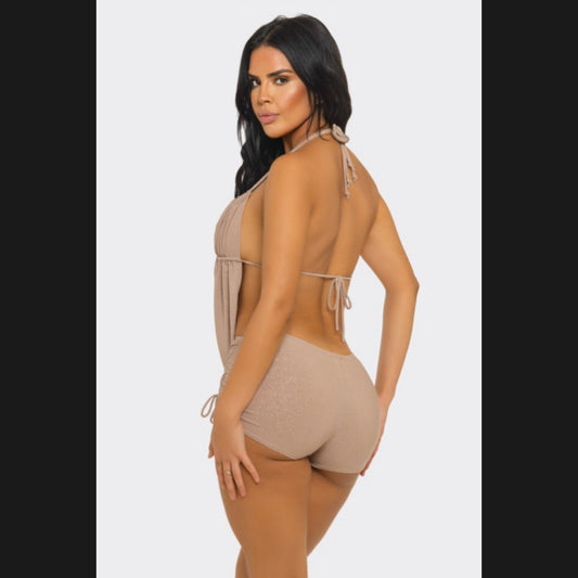 Kasha Glitter Short Set