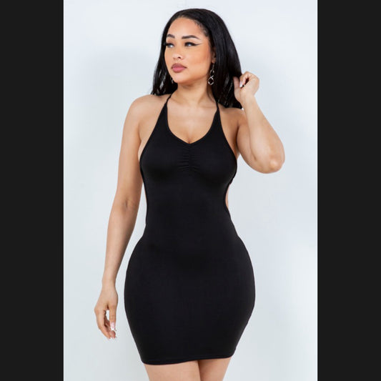 Tiauna Tie Back Dress (Plus Size)