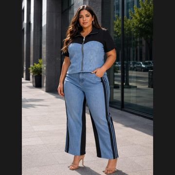 Nazia Pant Set (Plus)