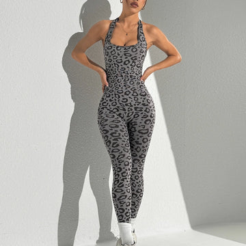 Leopard Print Jumpsuit