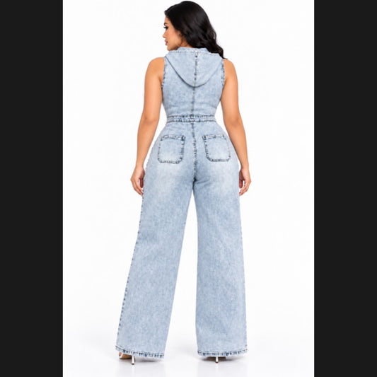 Gemini Denim Jumpsuit