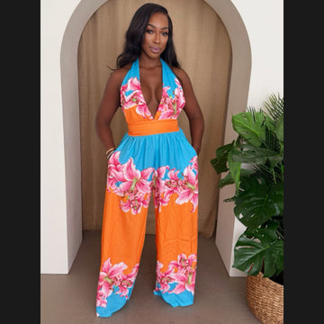 Tropical Bloom Jumpsuit