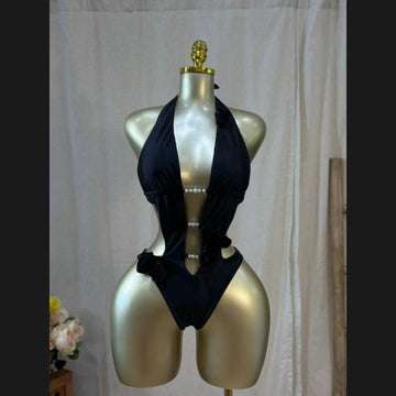 Midnight Pearl Bloom Monokini