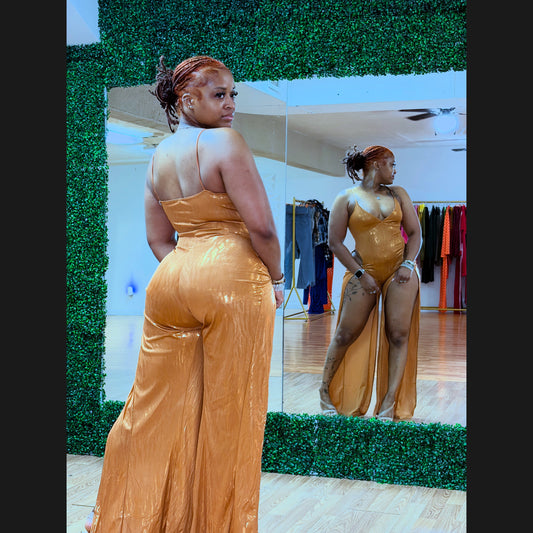 Madelene Metallic Jumpsuit