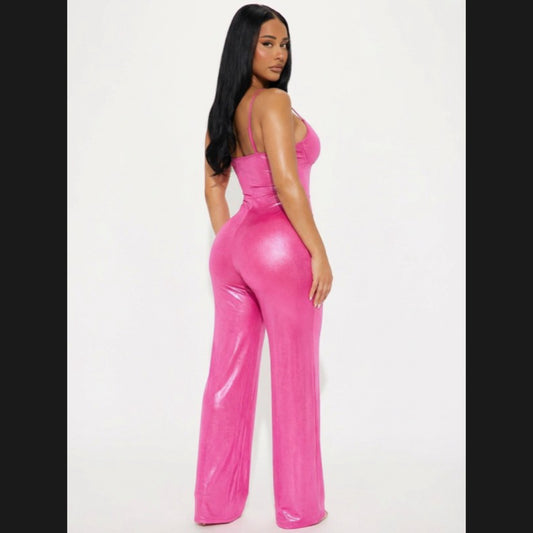 Madelene Metallic Jumpsuit