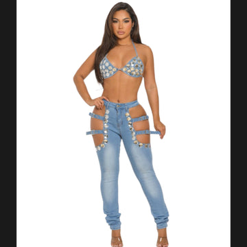 Diondria Denim Set