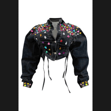 Bejeweled Cropped Jacket