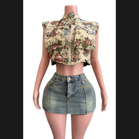 Floral Vest