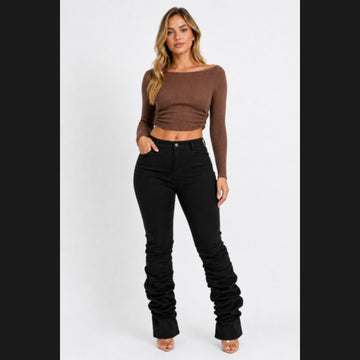 Gaddi Stacked Pants