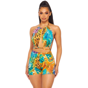 Strappy Bralette Romper