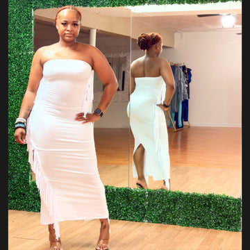 Nia Fringe Maxi Dress