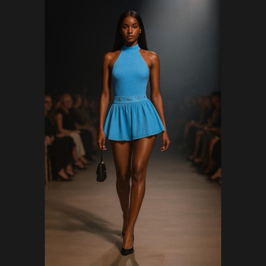 Skater Girl Skort Romper
