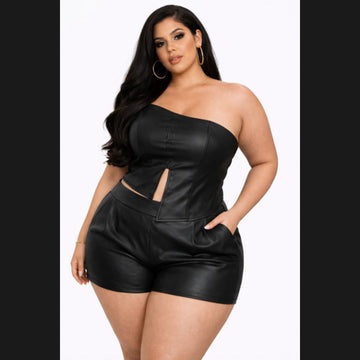 Amoyia Short Set (Plus Size)