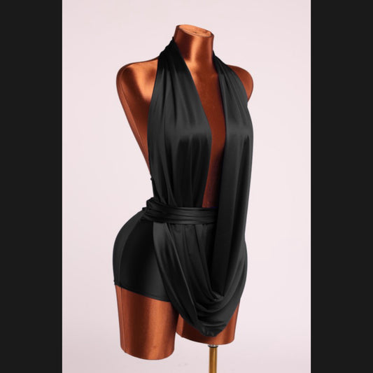 Italy Satin Romper