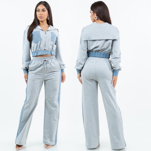 Aunya Denim Set