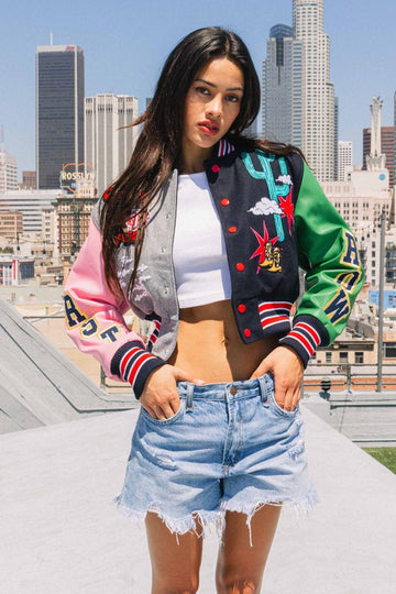 Wild & Free Varsity Jacket