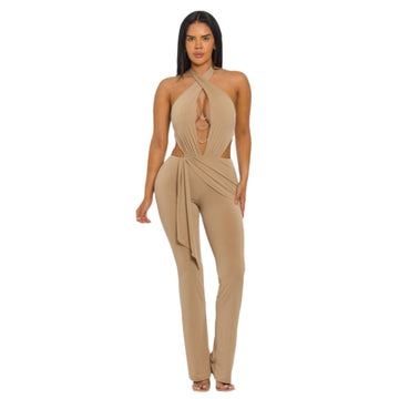 Halter Chain Jumpsuit