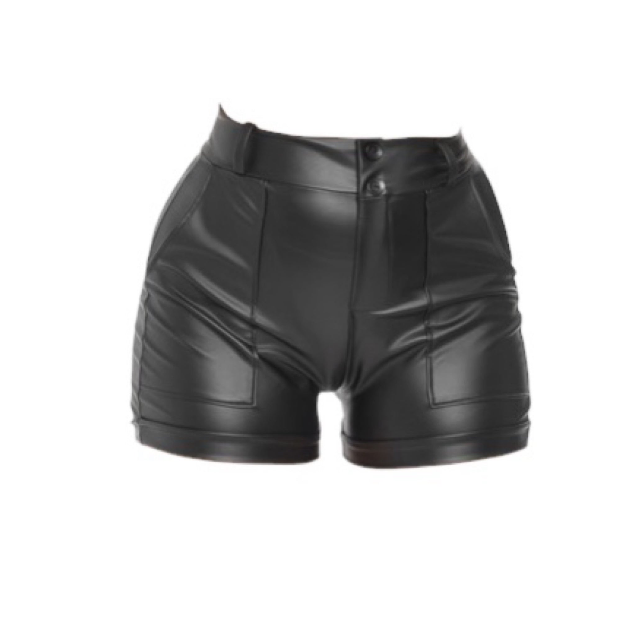 Leather Lux Shorts (Plus Size)