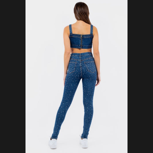 Elisha Rhinestone Jeans