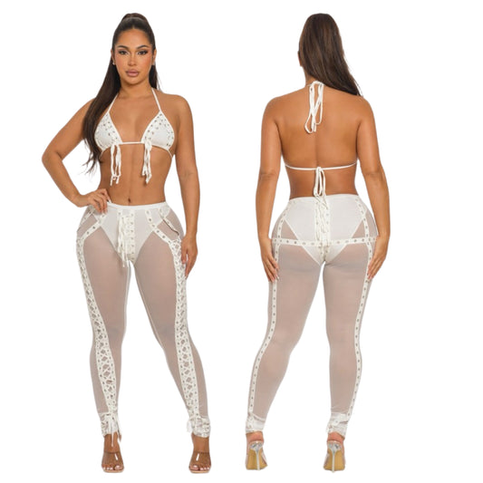 Bra & Lace Set