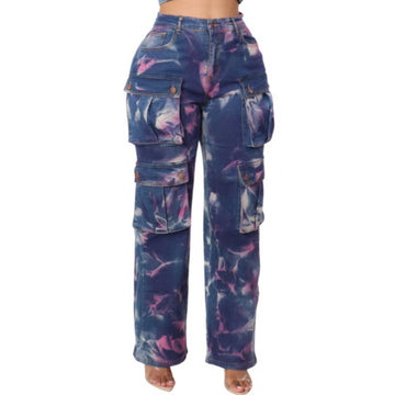 Graffiti Bleach Jeans