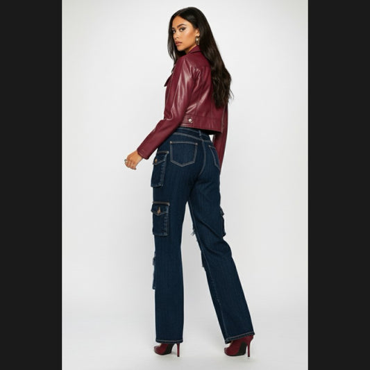 High Rise Denim Jeans