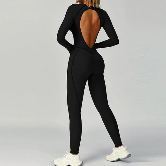 Brushed Backless Jumpsuit