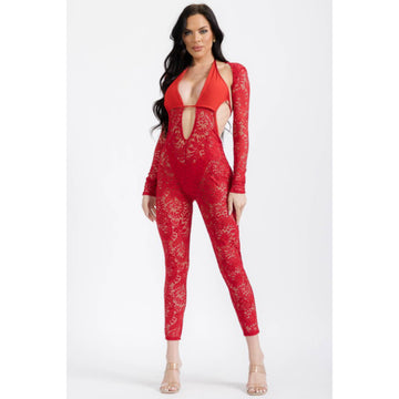 Mercedes Jumpsuit Set (Plus Size)