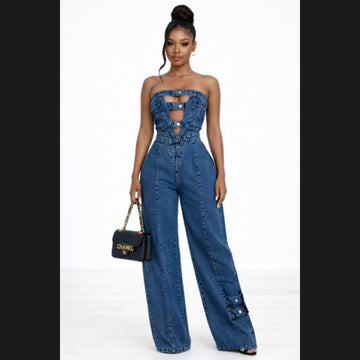 Abigail Denim Jumpsuit