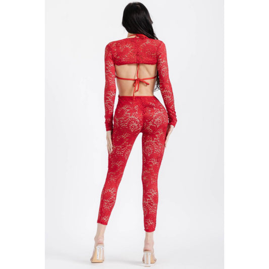 Mercedes Jumpsuit Set (Plus Size)