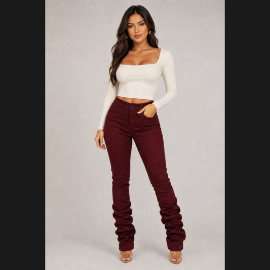 Gaddi Stacked Pants