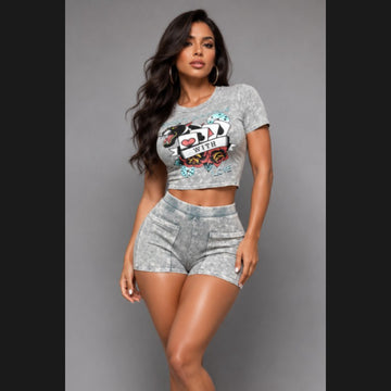 Tatted Up Short Set